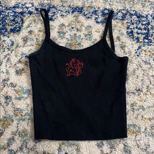 ☆brandy Melville devil tank top!!